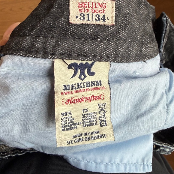 MEK Denim “Beijing” Slim Boot Jeans – Size 31x34 - Picture 4 of 4
